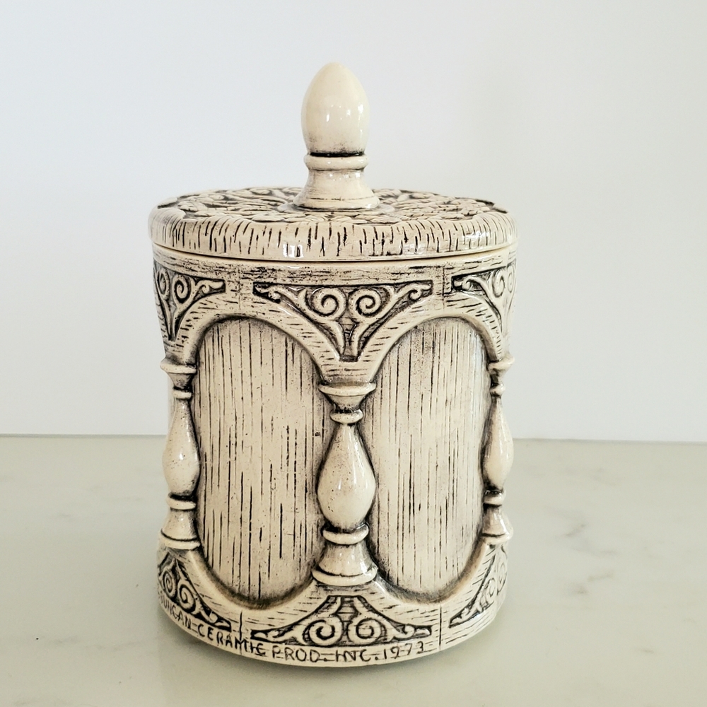¤Vintage¤ 1973 Duncan Ceramics Product Jar